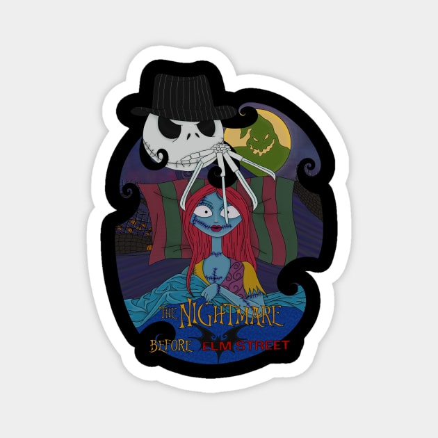 Nightmare Before Elm St Magnet by VanGoth