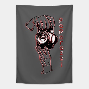 photographer reporter paparazzi photojournalist lensman shutterbug media press Tapestry