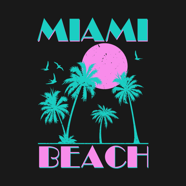 Miami beach vintage retro by Dianeursusla Clothes