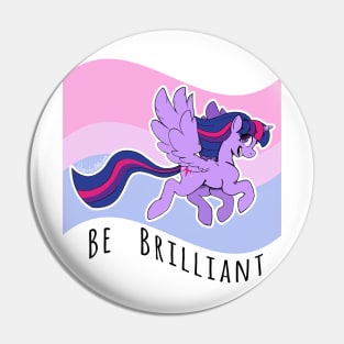 MLPRIDE Twilight Sparkle / Bisexual Pin