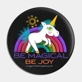 Be Magical, Be Joy — Rainbow Unicorn Cuties Illustration series Pin