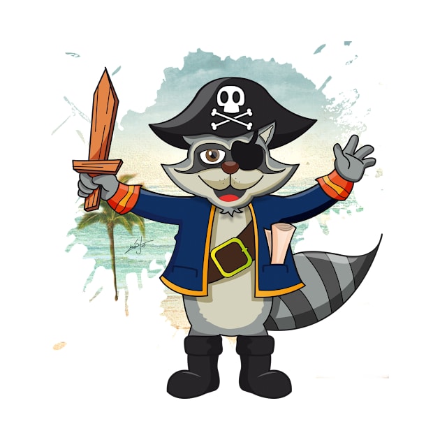 Captain Raccoon by ChocolateBono