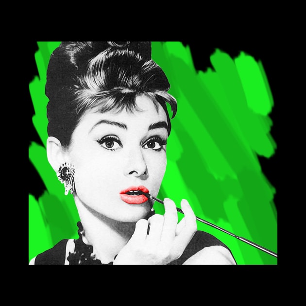 Audrey Hepburn 'Green' by SiSuSiSu