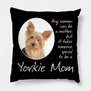 Yorkie Mom Pillow