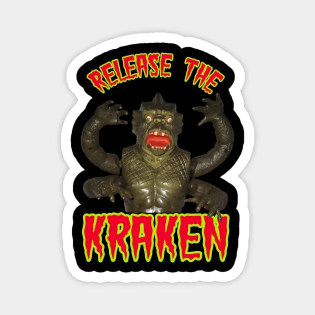 Release the Kraken - 80s Clash of the Titans Toy Magnet by MySideOfTheLaundryRoom