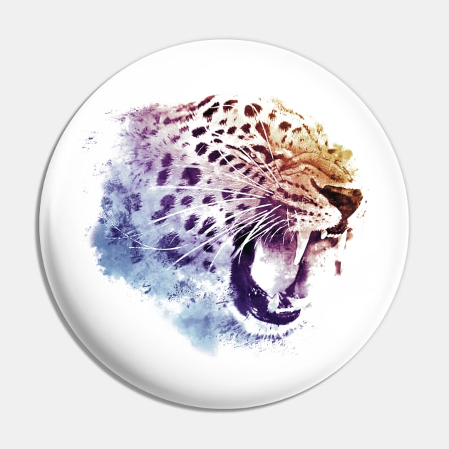 Wild Jaguar Pin by SplatterSign