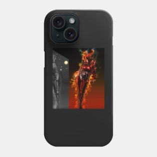 Machine Nightmare {Red} [ Fantasy Figure Illustration ] Phone Case