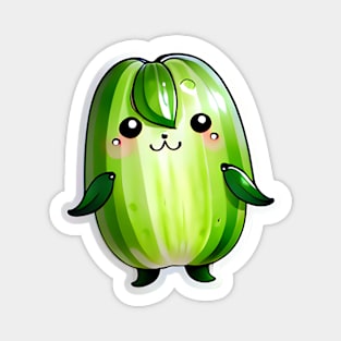 Petalito the Cucumber Cutie Magnet