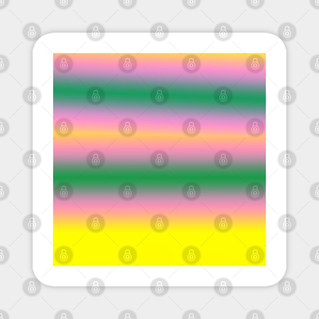 YELLOW PINK GREEN ABSTRACT TEXTURE Magnet by Artistic_st