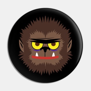 Werewolf Emoji Pin