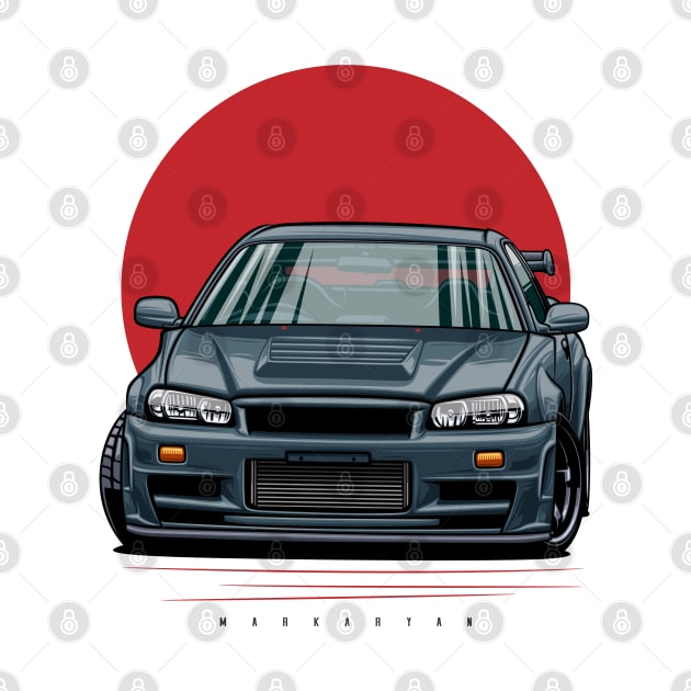 Skyline GTR R34 by Markaryan