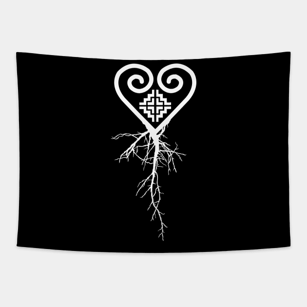 Hmoob Roots - WHITE Tapestry by Culture Clash Creative