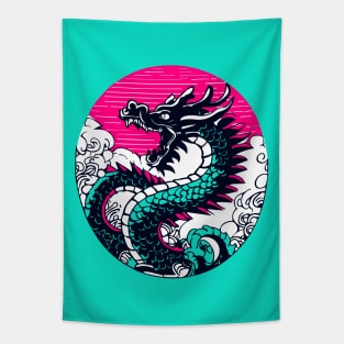 Cloudy Dragon Tapestry