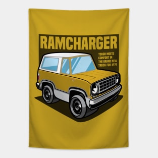 Yellow Ramcharger (White-Based) - 1974 Tapestry