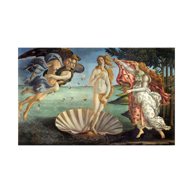 The Birth of Venus by Sandro Botticelli by MasterpieceCafe