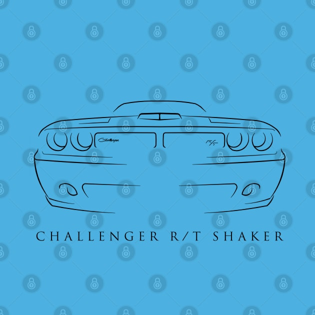 Dodge Challenger R/T Shaker - stencil by mal_photography