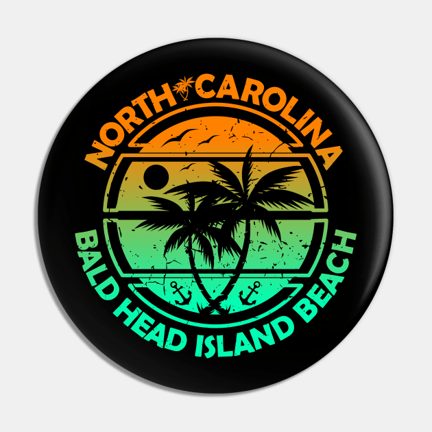 Bald Head Island Beach North Carolina, Tropical Palm Trees, Ship Anchor - Summer Pin by Jahmar Anderson