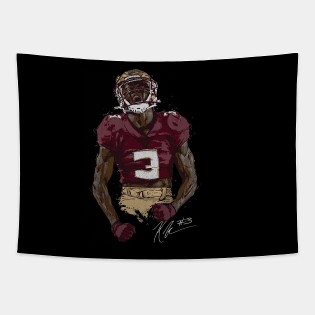 Kevin Knowles II College Illustration Tapestry by ClarityMacaws