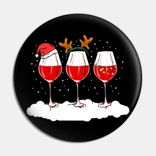 Wine Glasses Sweatshirt Pin