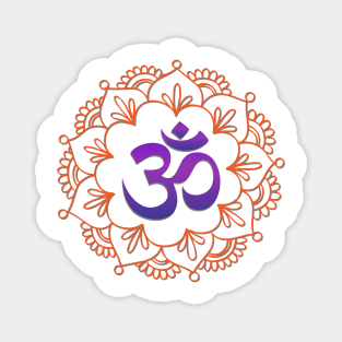 Yoga Design / Om Motif 1 Magnet