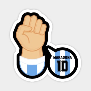 MARADONA mano-de-D10S Magnet