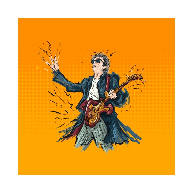 Twelfth doctor and Guitar by danpritchard