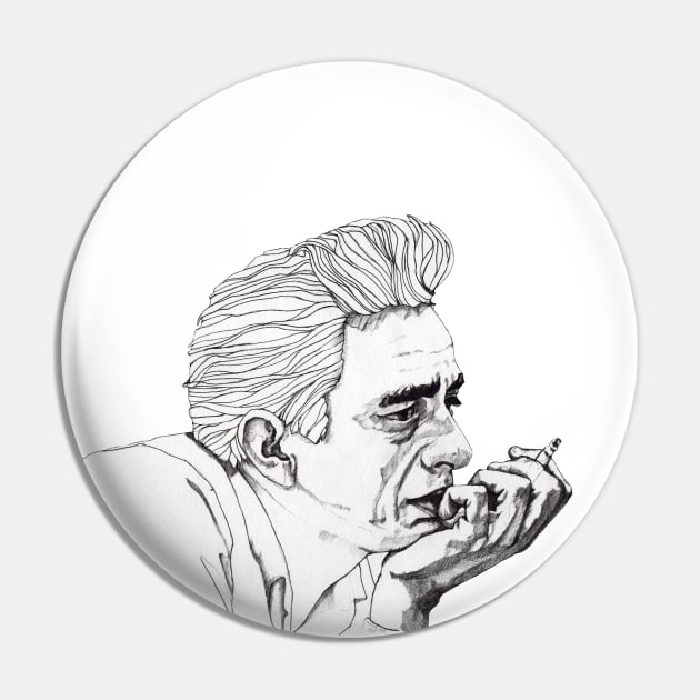 Johnny Cash Pin by paulnelsonesch