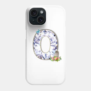 Name Initial Letter O and Baby Owl Phone Case