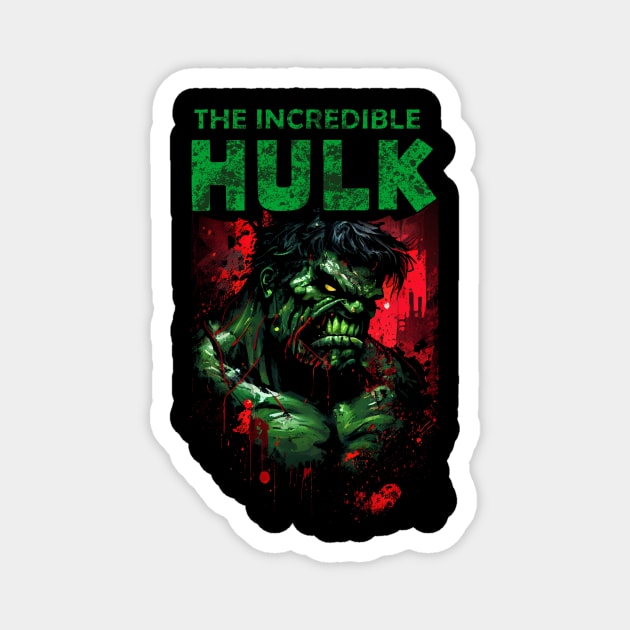 Hulk Smash !!! Magnet by gblackid