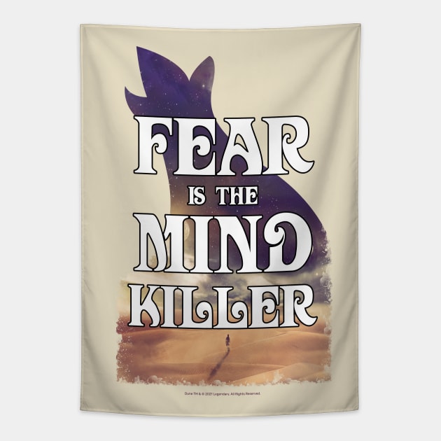 Fear Is The Mind Killer Sand Dunes Vintage Tapestry by Dream Artworks