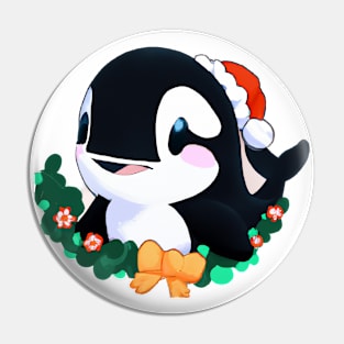 Cute Orca Drawing Pin