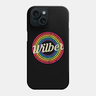 Wilber - Retro Rainbow Faded-Style Phone Case