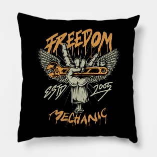 Freedom Mechanic Pillow