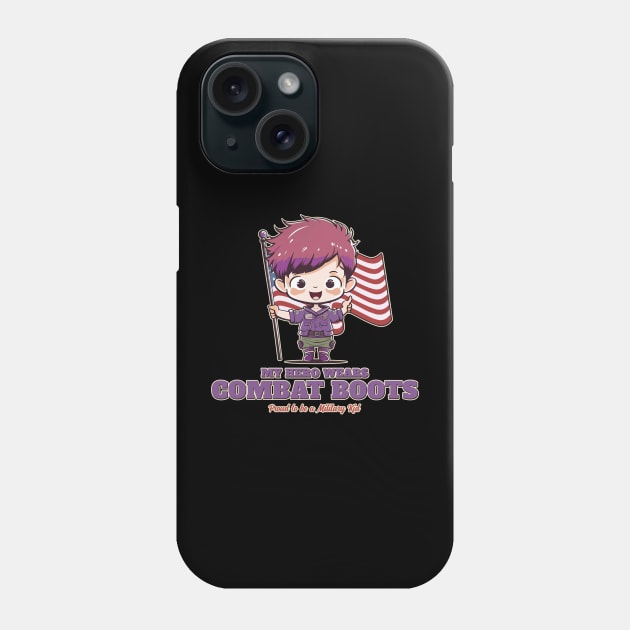 Military Kids Month Phone Case by DanielLiamGill