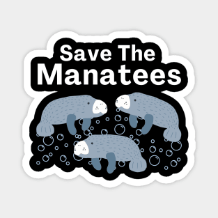 Save The Manatees Magnet