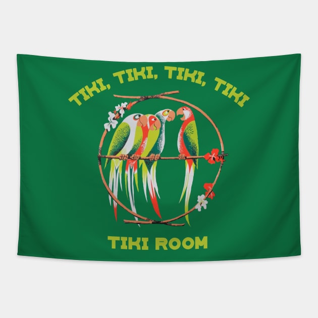 Tiki Room Tapestry by ThisIsFloriduhMan