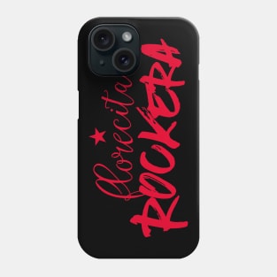 Florecita Rockera - tshirt design Phone Case