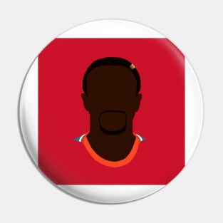 Sadio Mane Minimalistic Face Art Pin