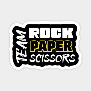 Team Paper - Rock Paper Scissors Gamer Magnet
