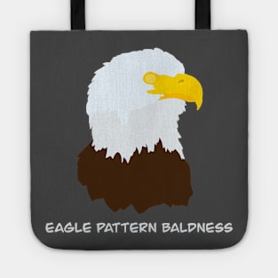 Eagle Pattern Baldness - Bald Eagle Bird Humour Design Tote