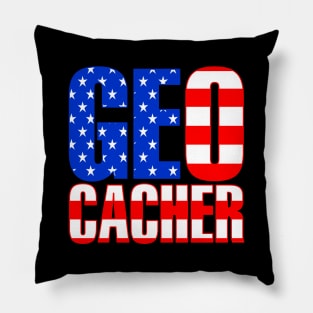American Geocacher Pillow