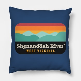 Shenandoah River Tubing Harpers Ferry West Virginia Pillow