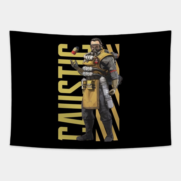Caustic - Apex Legends Tapestry by Shapwac12