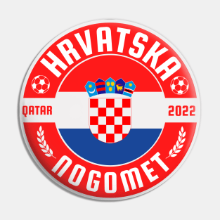 Hrvatska Football Pin