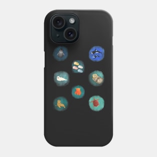 Sea Life 1 - Watercolor Print Phone Case