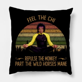 Retro Black Comedy Classic Pillow