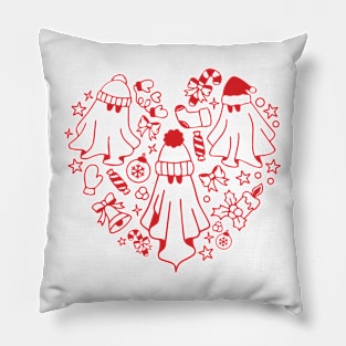 Christmas Ghost 2023 Pillow