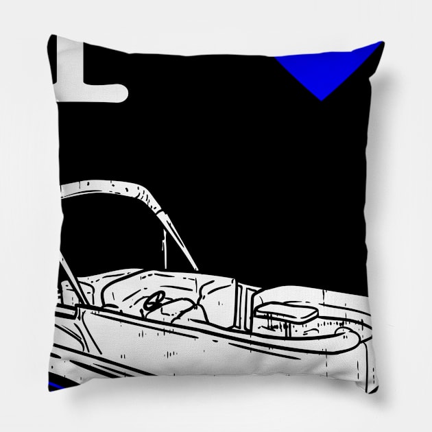 i love my pontoon boat captain gift Pillow by Lomitasu