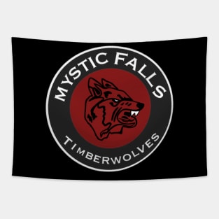 Mystic Falls school logo Tapestry