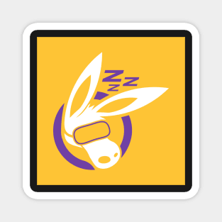 MOULE Head Logo With Sleep Mask Yellow Magnet